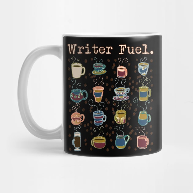 Writer Fuel Shirt for Coffee Lovers by WordWind